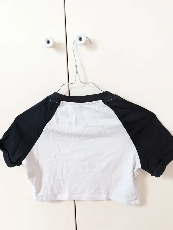 Crop top manches courtes Bershka taille S. 36 - photo numéro 3