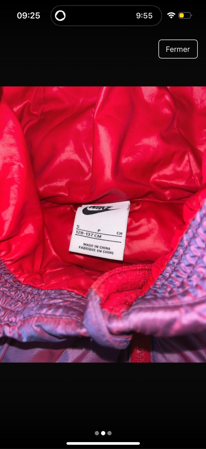 Veste Nike enfants taille S - photo numéro 2