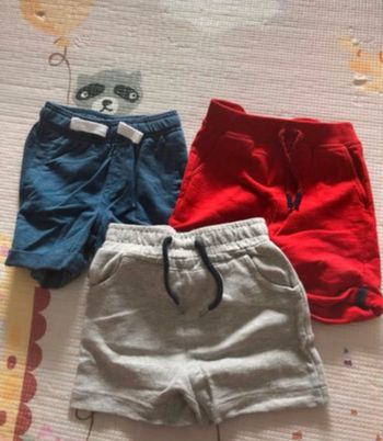 Lot 3 shorts 18 mois