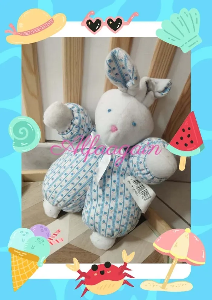 Peluche doudou neuf câlin et bisou - photo numéro 3