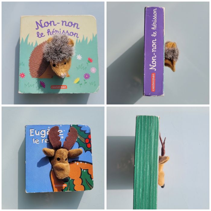 19 petits livres marionnettes : Doudou Lapin, bébé pieuvre, Léo le dino, bébé chat... - photo numéro 6