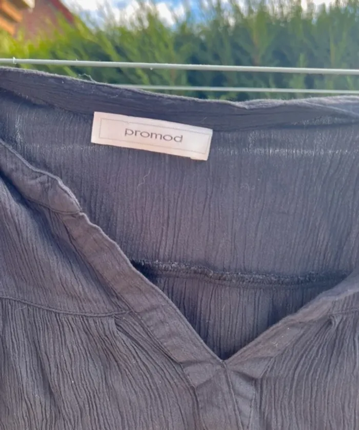 Blouse noire Promod – Taille estimée M – Très bon état - photo numéro 6