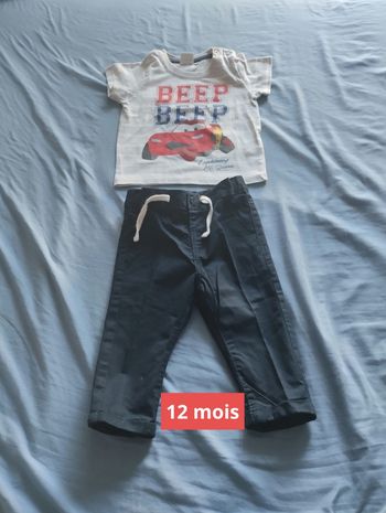 Ensemble taille 12 mois