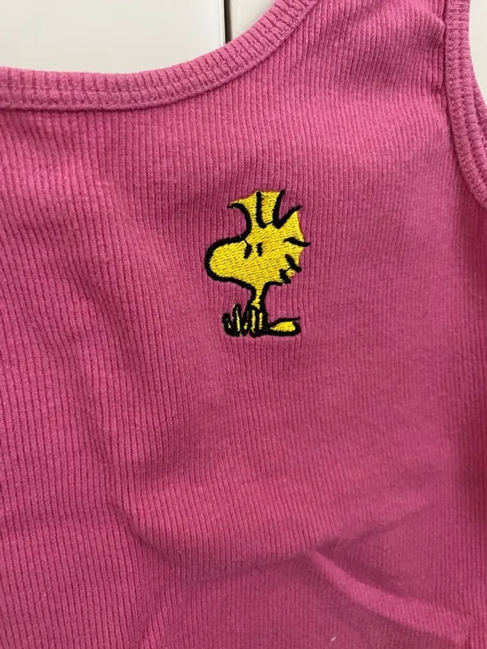 Débardeur rose crop top Lefties - photo numéro 3