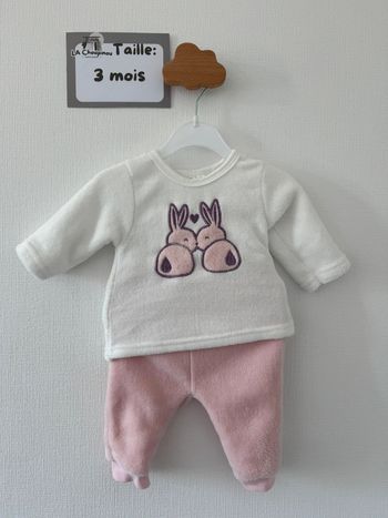 Pyjama chaud - taille 3 mois 🌸