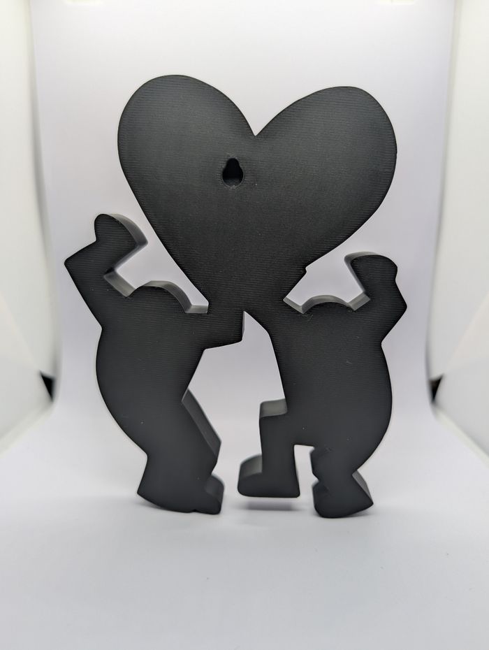 Keith Haring love coeur figure - photo numéro 3
