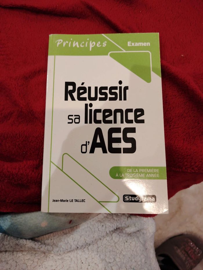Livre réussir sa licence d'AES tbe