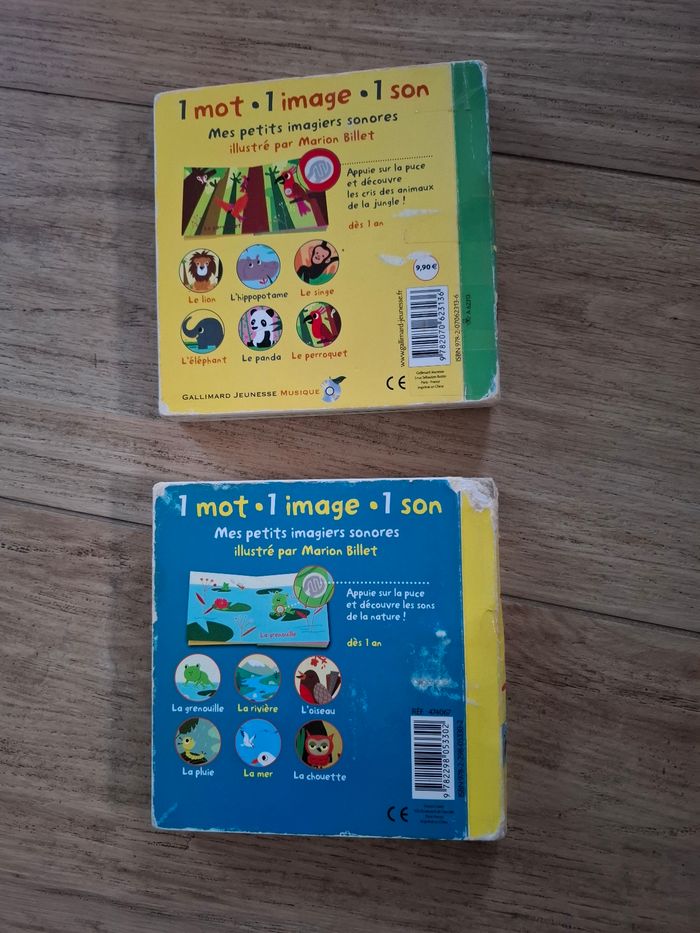 Lot de 2 livres imagiers sonores en bon état - photo numéro 2