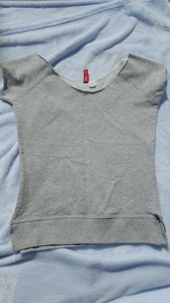 Haut gris H&M taille 36