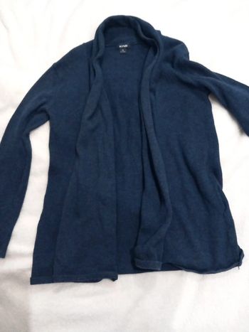 Gilet long 6 ans marine