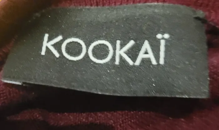 Autres pull-over & sweat-shirts Kookaï bordeaux taille M - photo numéro 3