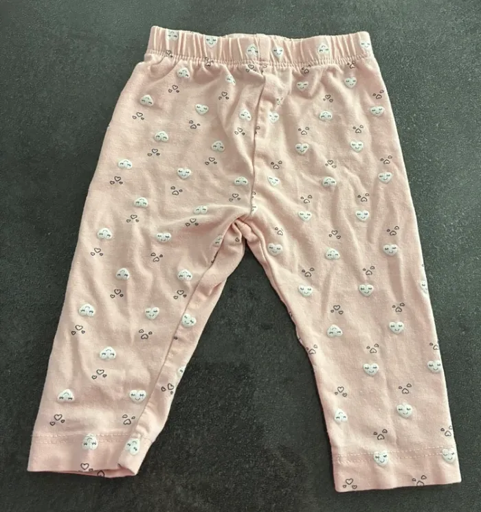 Legging rose clair  fille 3 mois  m