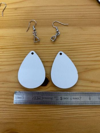 Boucles d'oreilles sublimables