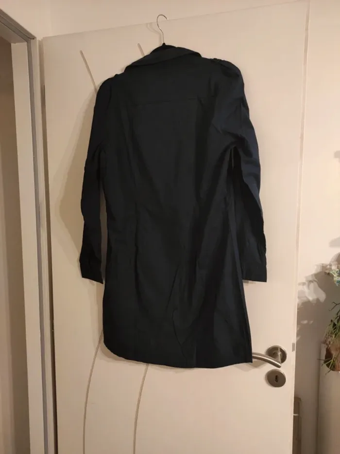 Robe chemise bleu marine Jennyfer Taille 42 - photo numéro 3