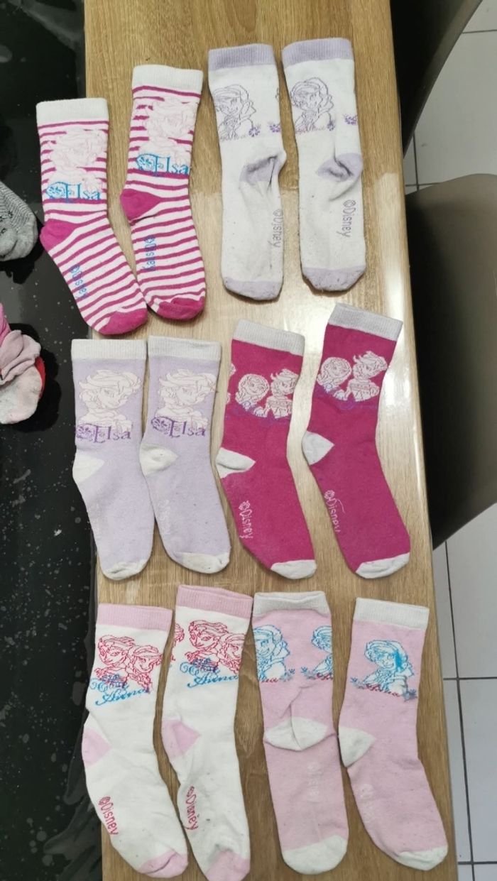 Lot 6 Chaussettes Disney 27 /30 - photo numéro 2