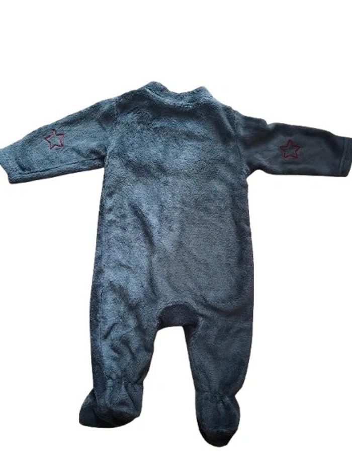Combinaison pyjama polaire Smiley Baby 12 mois - photo numéro 2