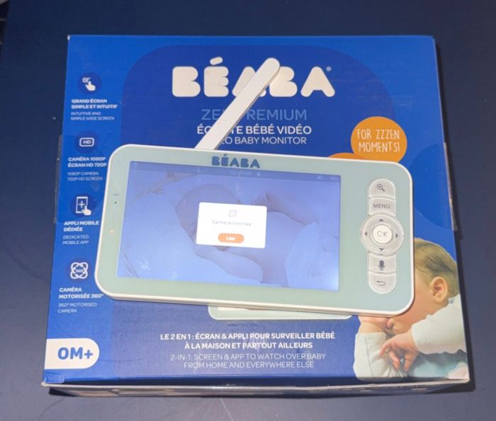 Moniteur parent écran de babyphone Béaba Zen Premium. Vendu seul. - photo numéro 2