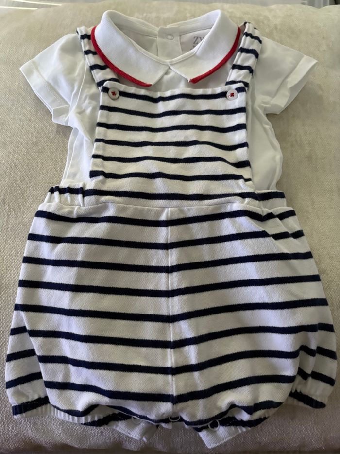 Ensemble body et salopette