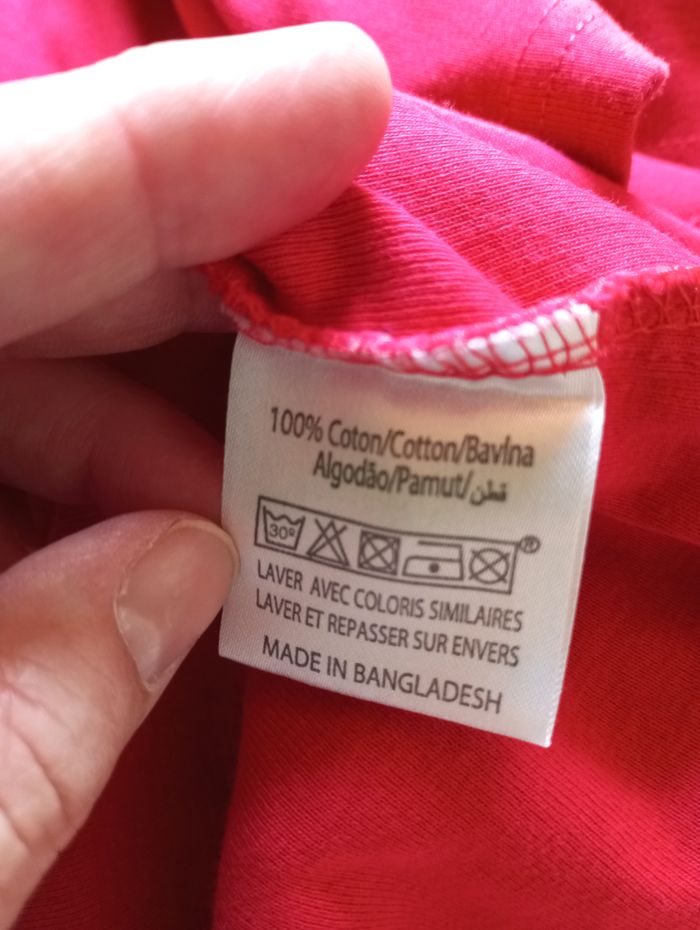 🌸 T-shirt, cintre à cintre, taille 8 - photo numéro 5