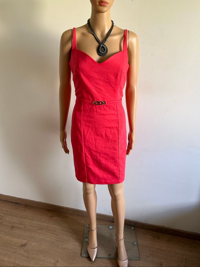 Robe rose corail neuve à bretelles Morgan taille 40 (valeur 65€) - photo numéro 3