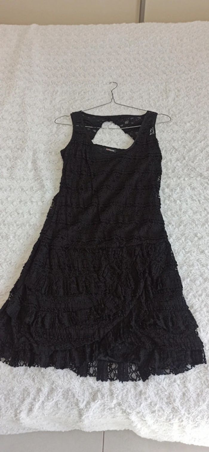 Petite robe noire morgan dentelle