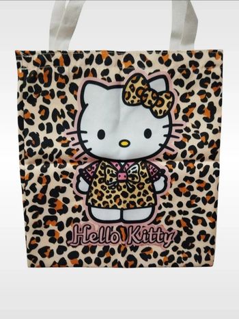 Tote bag sac cabas Hello Kitty Léopard