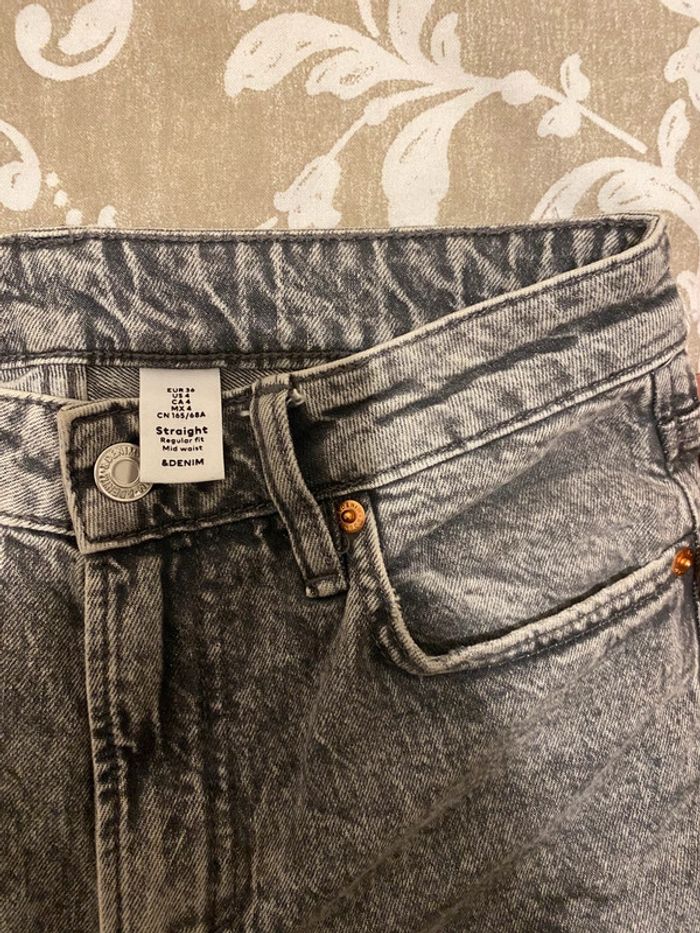 Jean femme taille 36 slim straight high jeans - photo numéro 5
