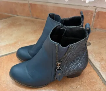 Bottines bleu marine taille 35 ki.te.toi