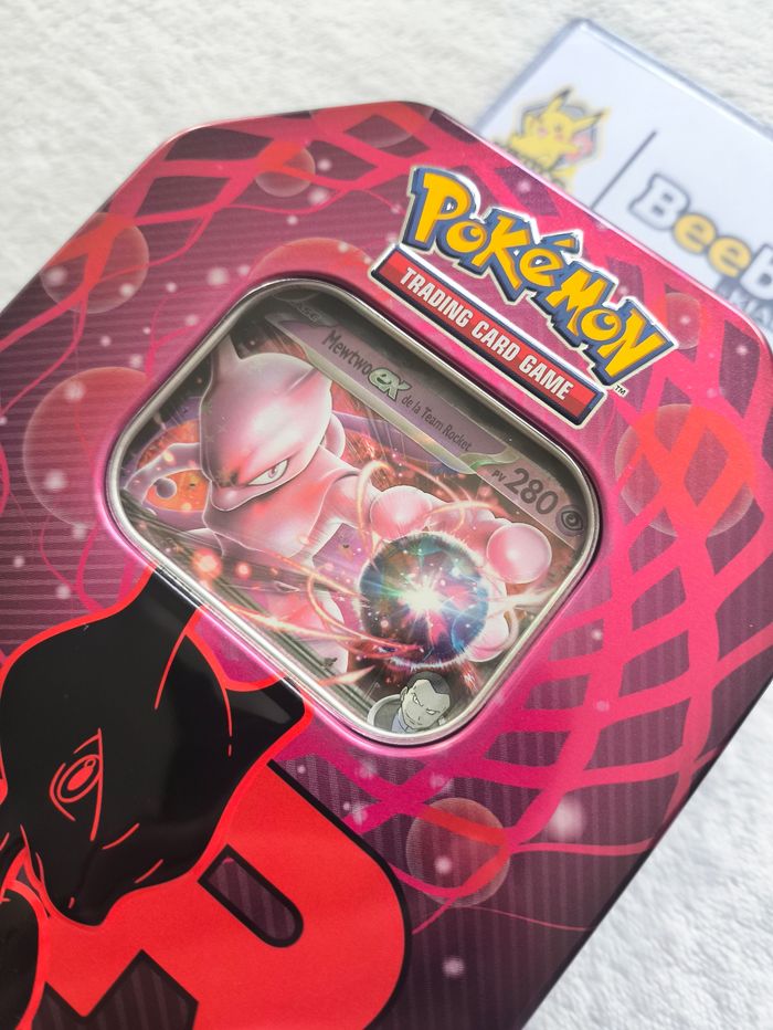 Pokébox Pokémon Mewtwo (vide) + carte promo Mewtwo ex SVP 216 - photo numéro 2