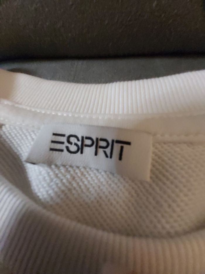 Sweat blanc et jaune Esprit Neuf Taille M - photo numéro 4
