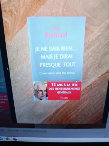 Livre : Yves Bertrand