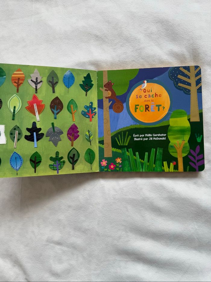 Livre qui se cache dans la forêt - photo numéro 2