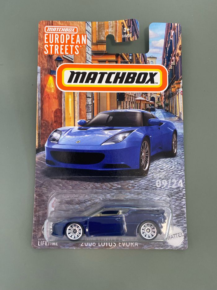 Miniature hot wheels Lotus Evora 2008