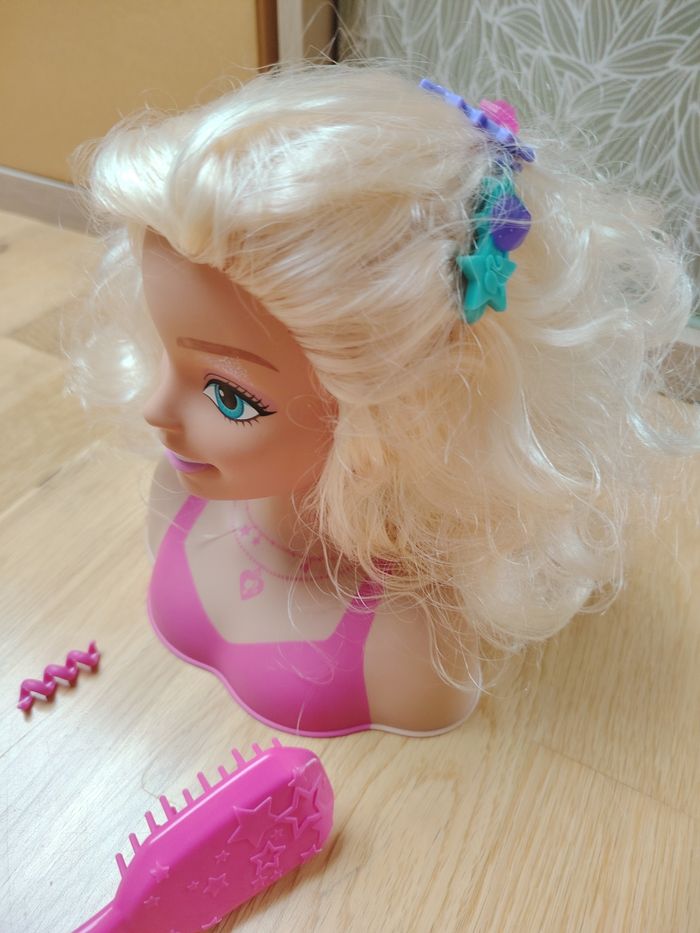 Tête à coiffer barbie - photo numéro 4