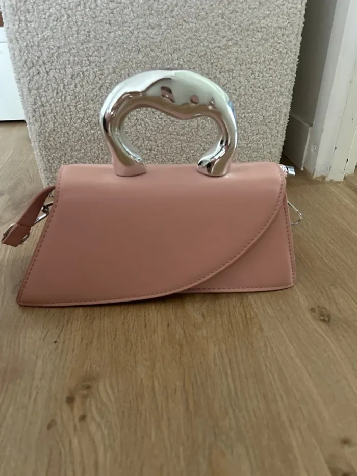 Sac à main rose clair - photo numéro 2