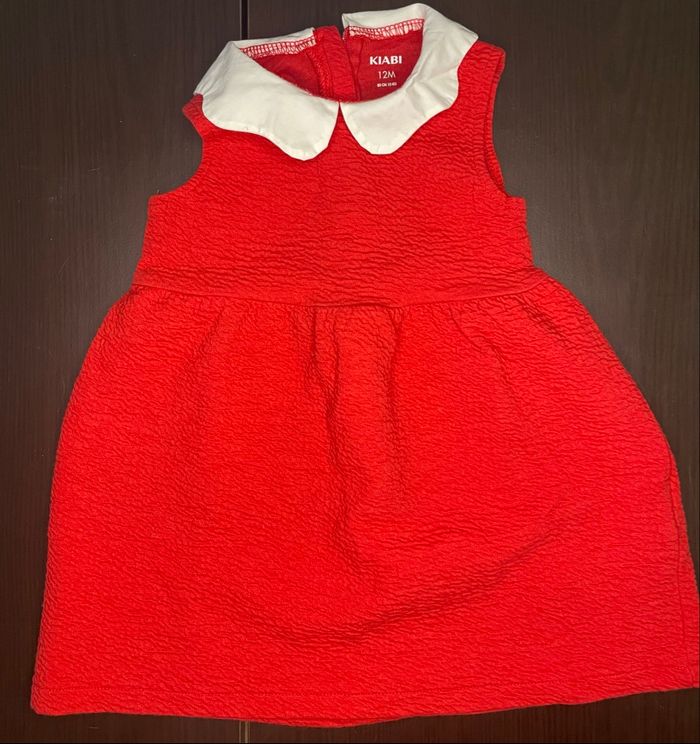 Robe bebe rouge Kiabi 12mois