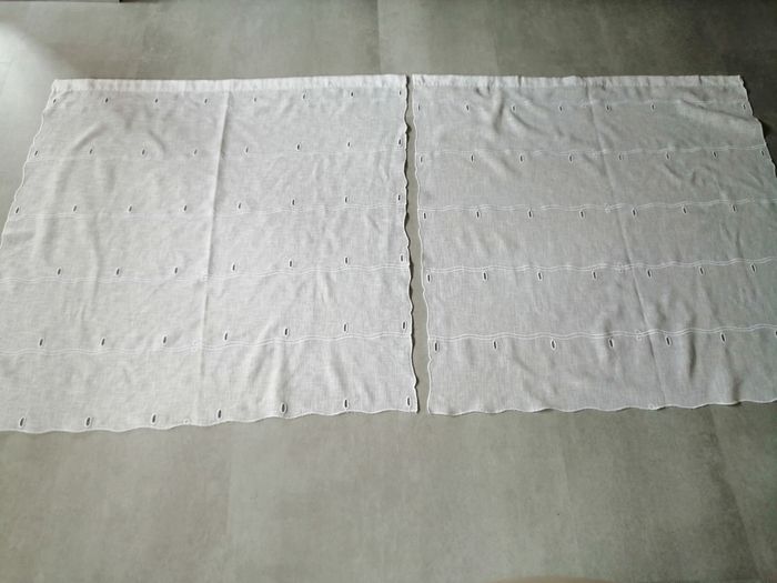paire de rideaux blanc