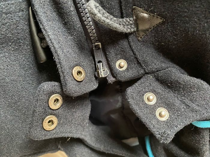 Manteau mi saison dufle coat bleu marine 6 ans kiabi - photo numéro 9