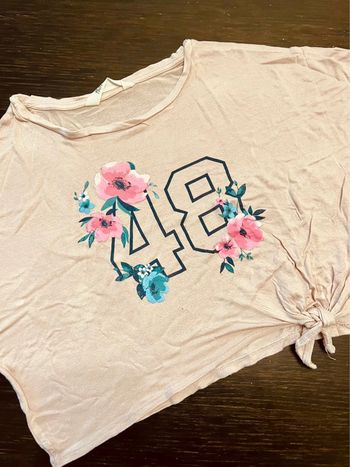 Crop top h&M avec noeud noue à la taille