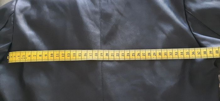 Robe noire similicuir manches longues taille 36 Made In Italy - photo numéro 6