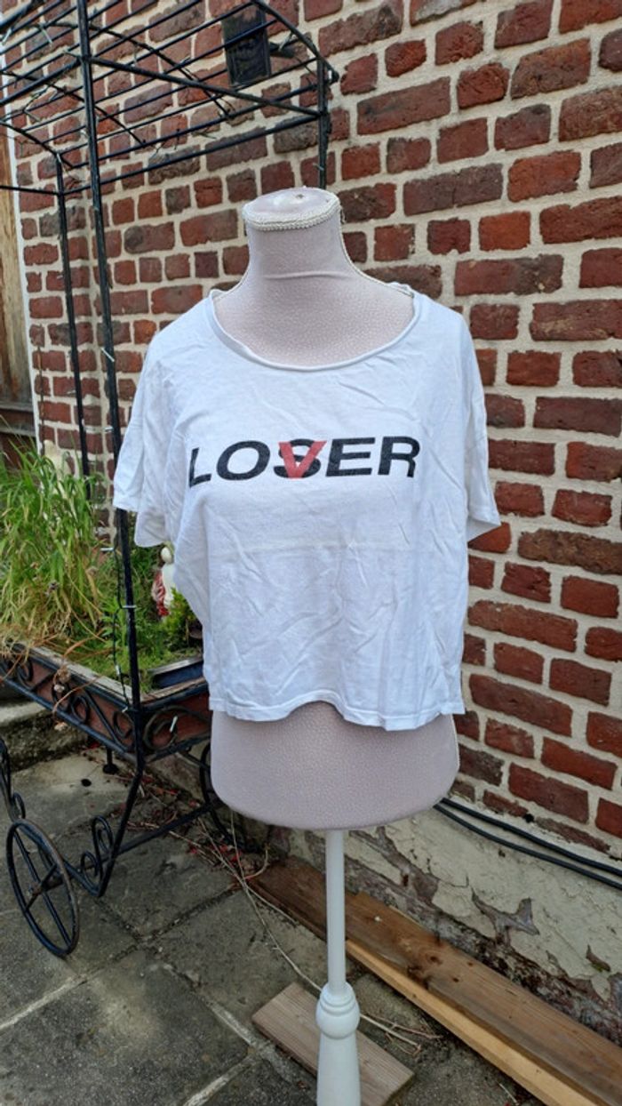 Top court blanc. Jennyfer. Taille M