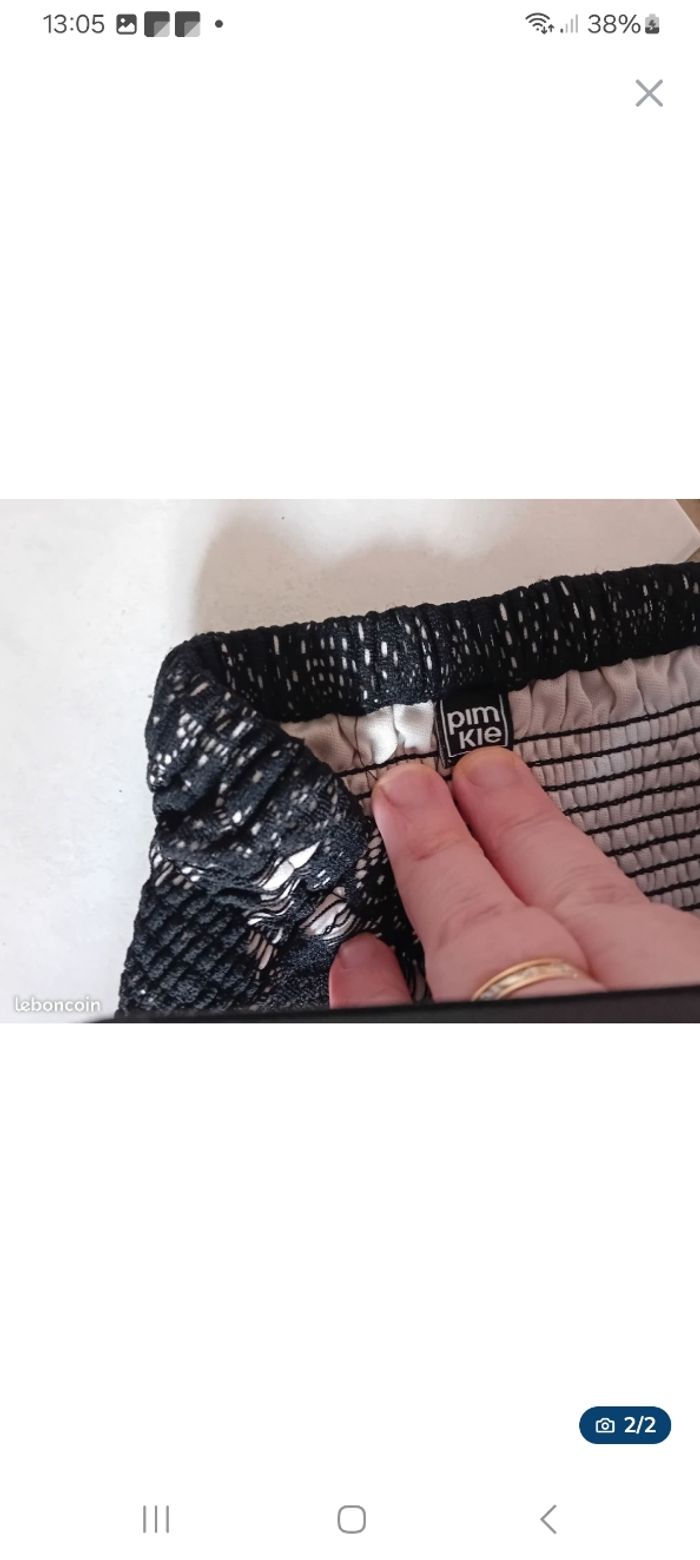 Robe bustier en dentelle noire Pimkie T34 - photo numéro 3