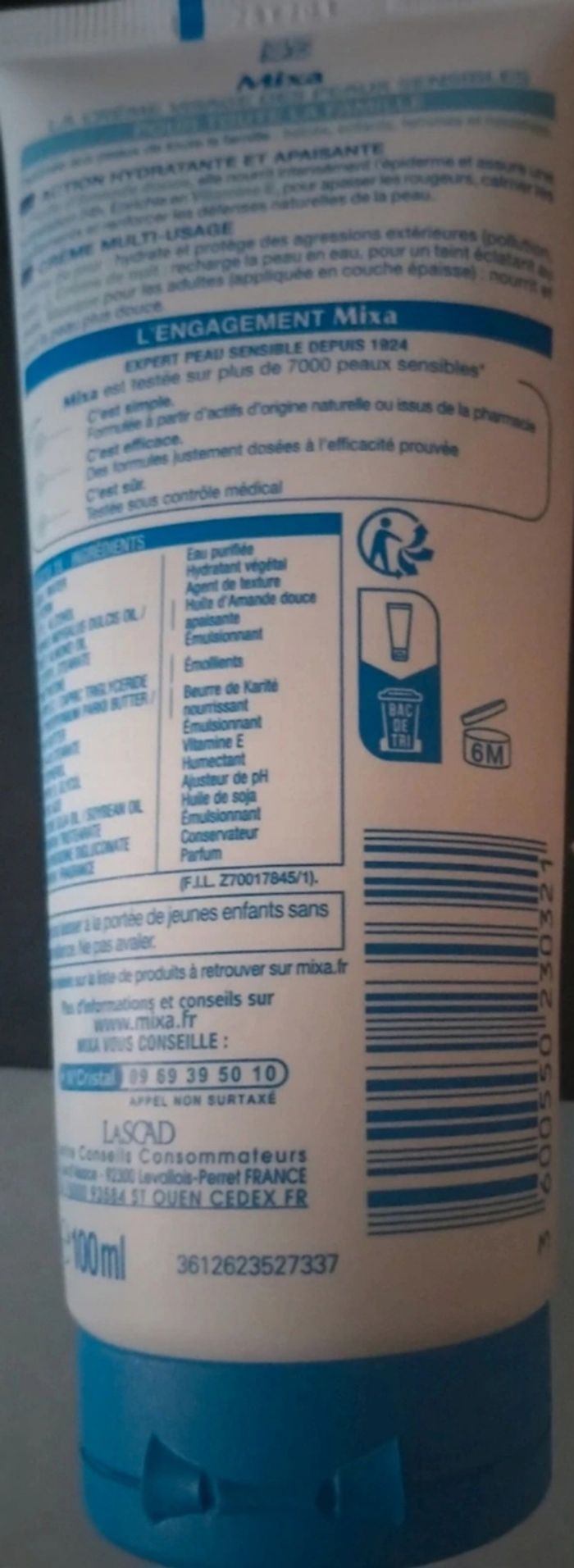 Crème Mixa pour le visage - photo numéro 3