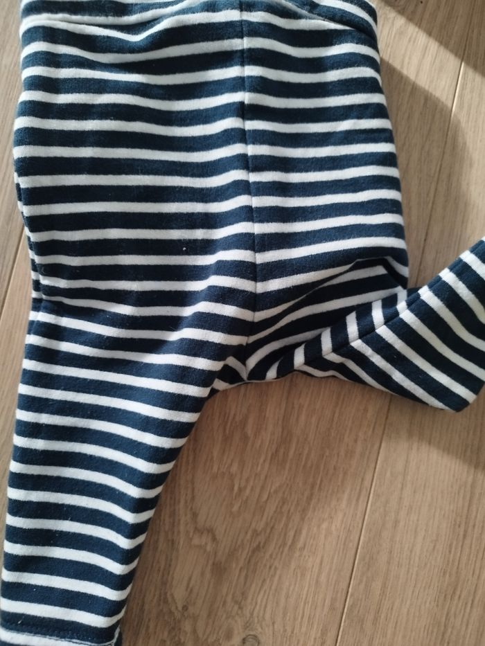 Legging marinière taille 3 mois - photo numéro 2