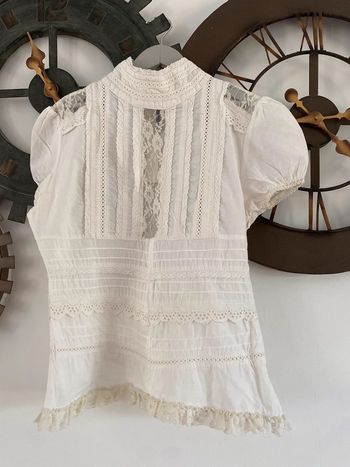 Chemisier blanc cassé taille s