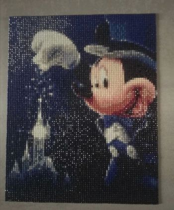 Broderie diamant mickey