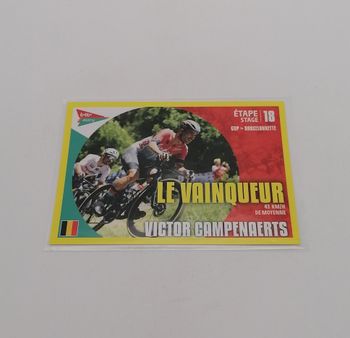 Panini sticker Tour de France 2024 n° T18 Victor Campenaerts.