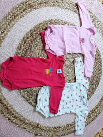 Lot 3 bodies Petit Bateau