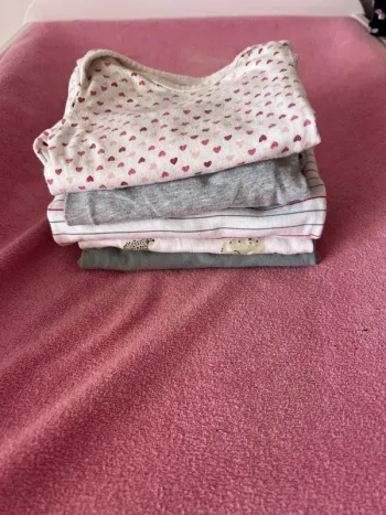 Lot de 5 bodys manches longues - 18 mois