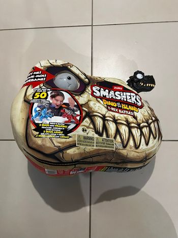 Tête de dinosaure zuru